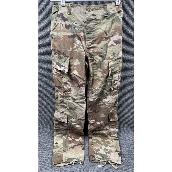 VTG Team Soldier Pant Men Small Long 31x34 Camo Ripstop Cargo Tactical Trousers